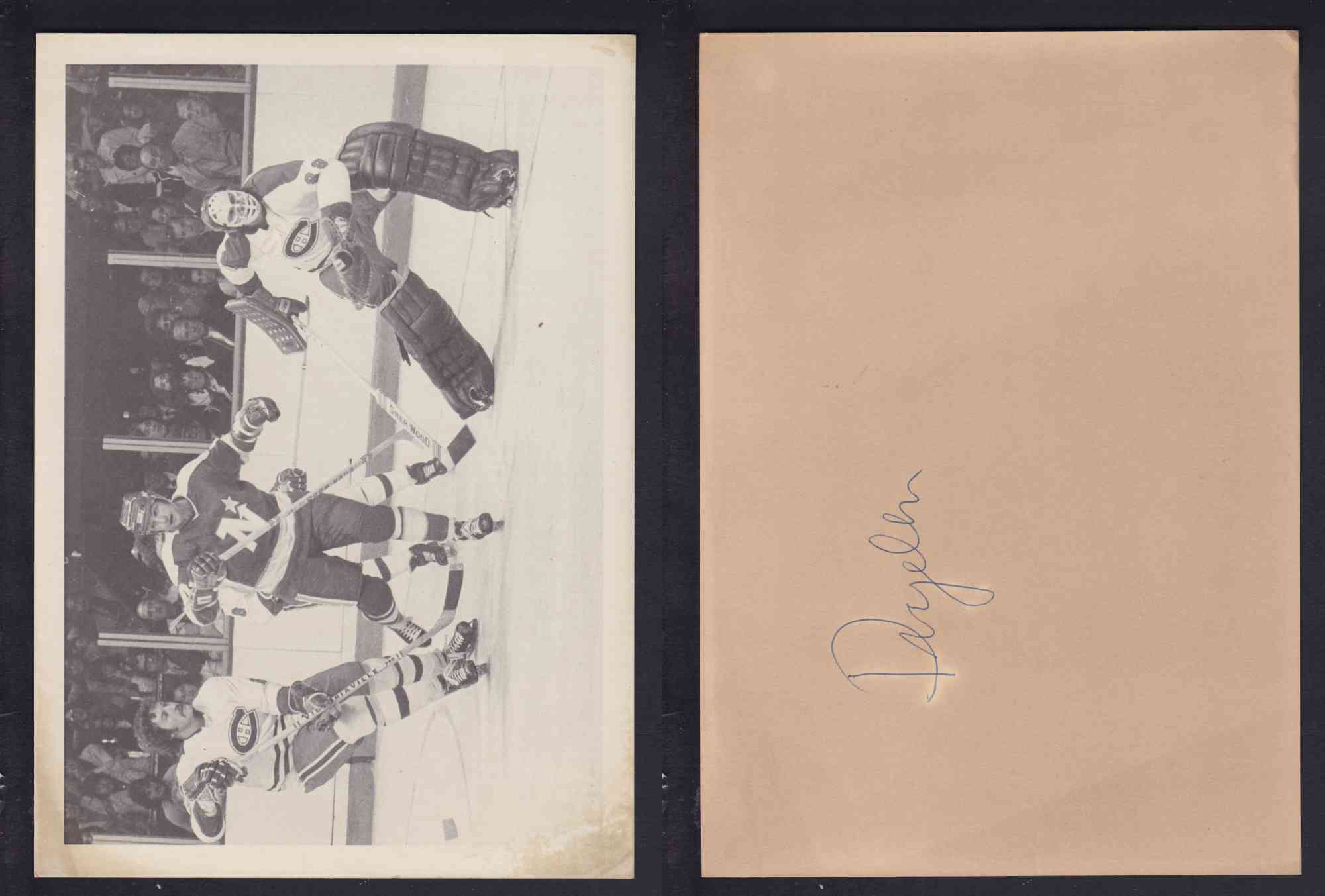 EARLY 1970'S MONTREAL CANADIENS K. DRYDEN PHOTO photo