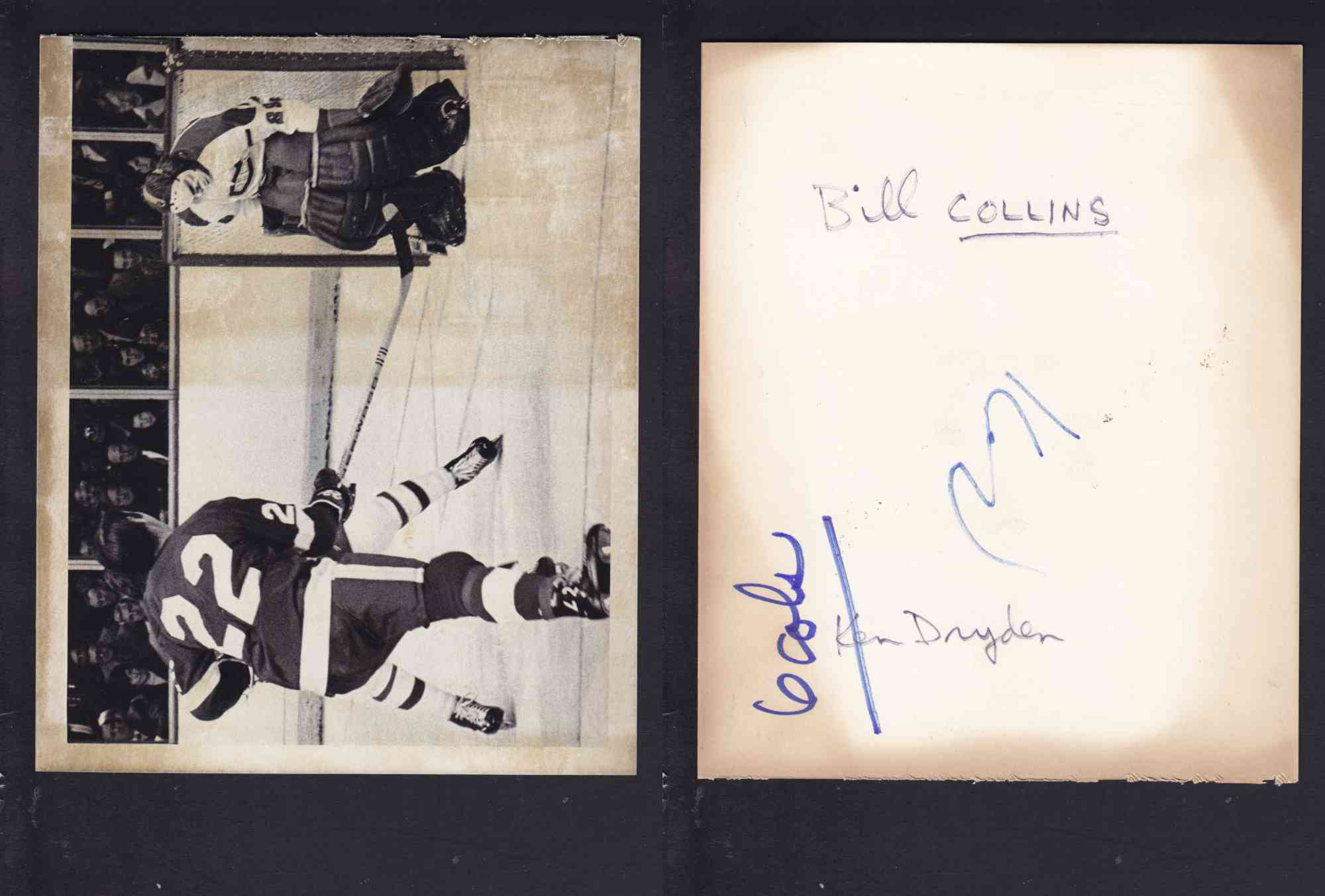 EARLY 1970'S MONTREAL CANADIENS K. DRYDEN PHOTO photo EARLY 1970'S MONTREAL CANADIENS K. DRYDEN PHOTO photo