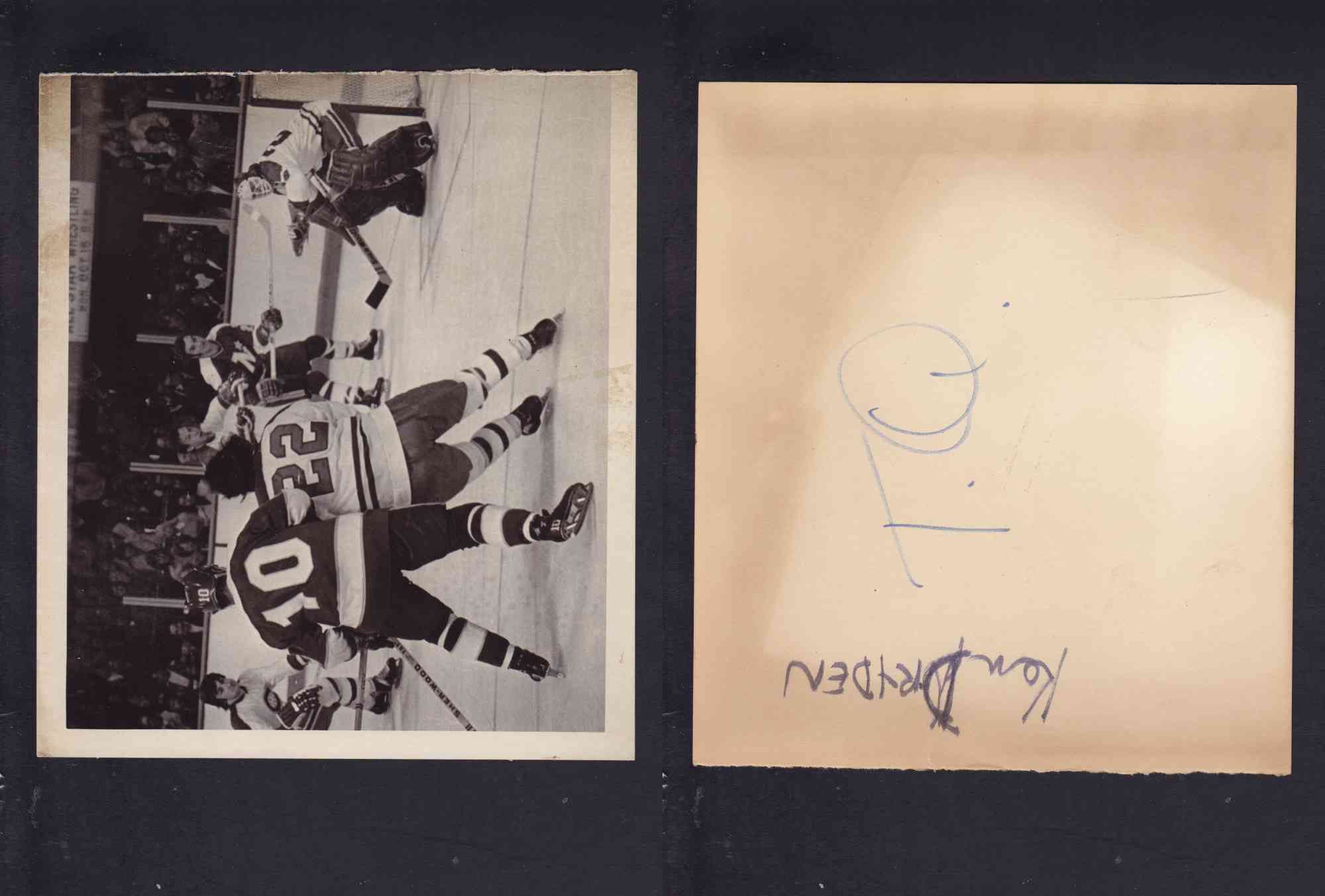 EARLY 1970'S MONTREAL CANADIENS K. DRYDEN PHOTO photo