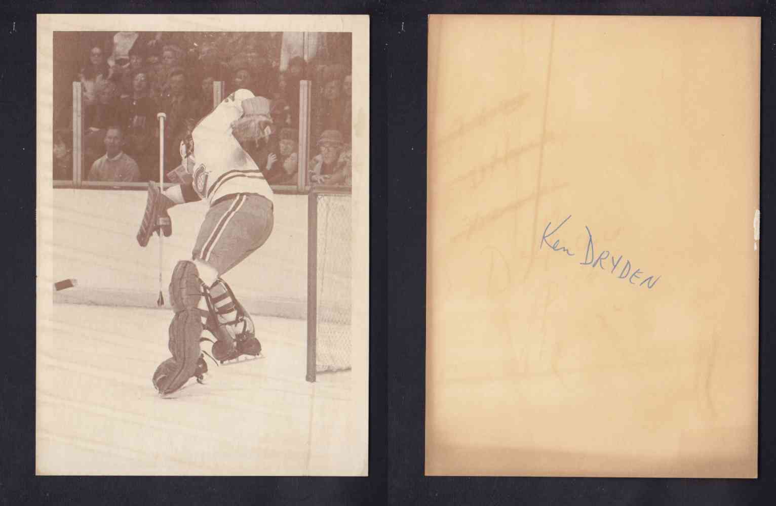 EARLY 1970'S MONTREAL CANADIENS K. DRYDEN PHOTO photo EARLY 1970'S MONTREAL CANADIENS K. DRYDEN PHOTO photo