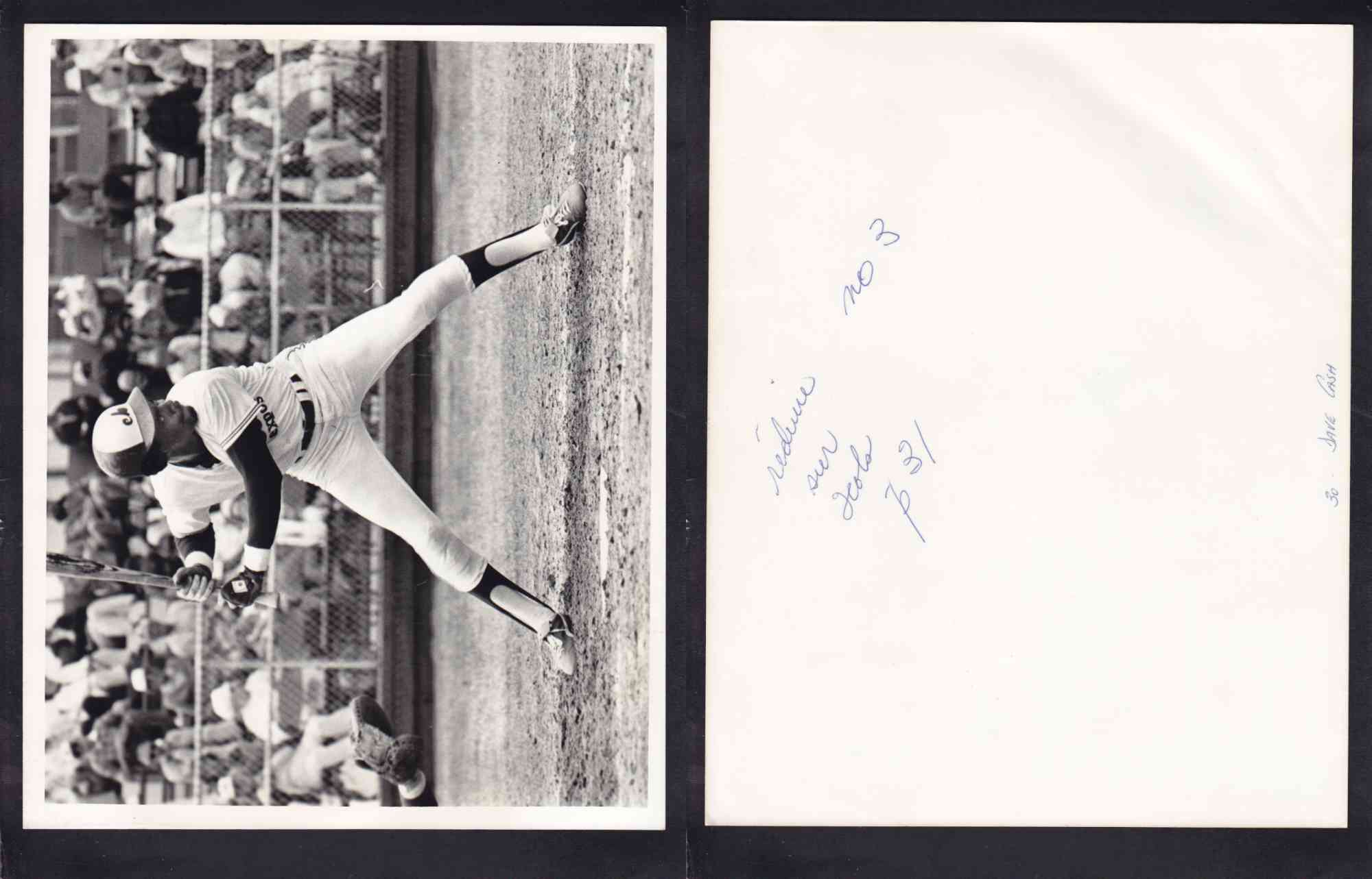 1970'S MONTREAL EXPOS PHOTO D. CASH photo 1970'S MONTREAL EXPOS PHOTO D. CASH photo