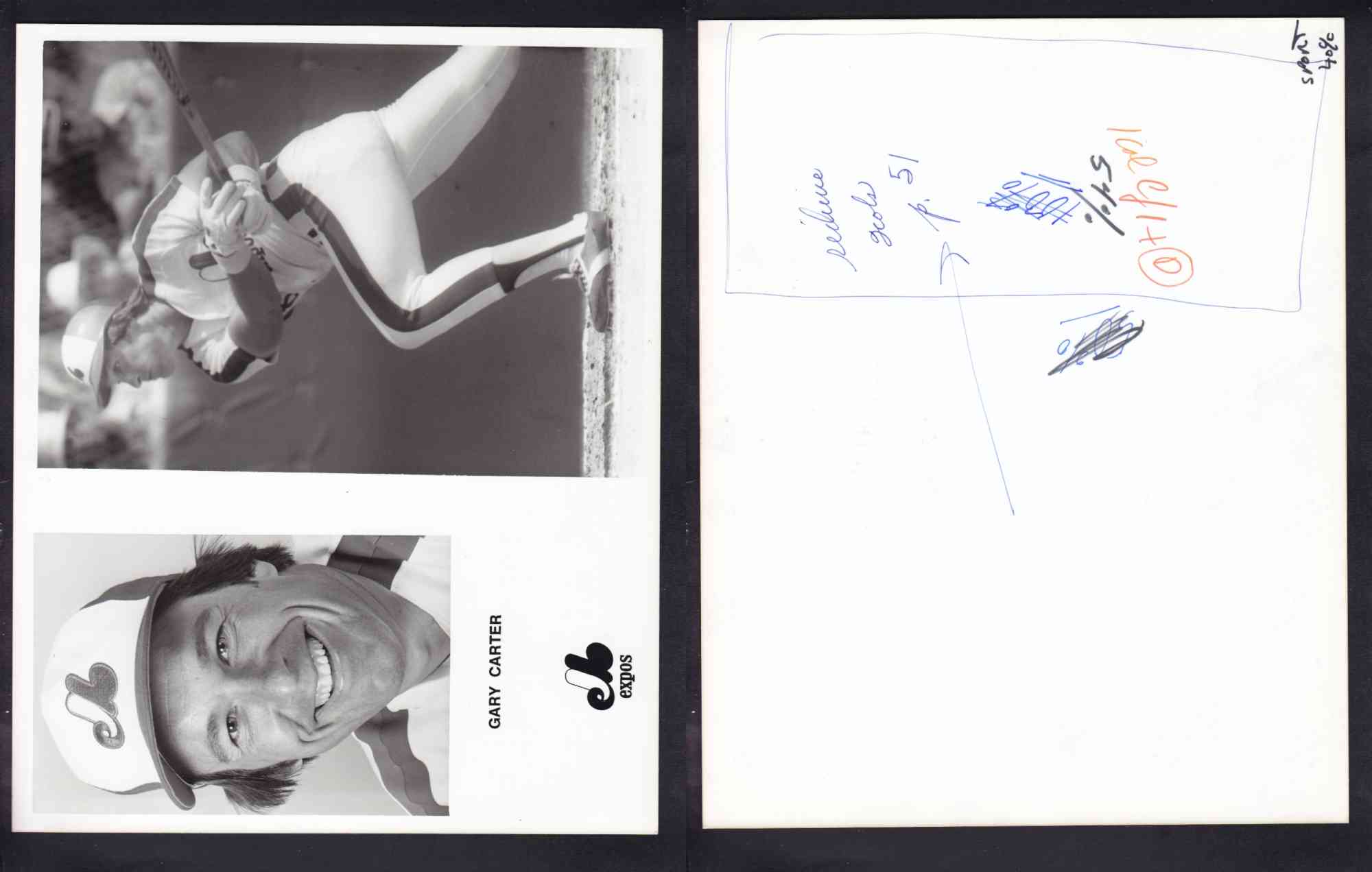 1970'S MONTREAL EXPOS PHOTO G. CARTER photo 1970'S MONTREAL EXPOS PHOTO G. CARTER photo