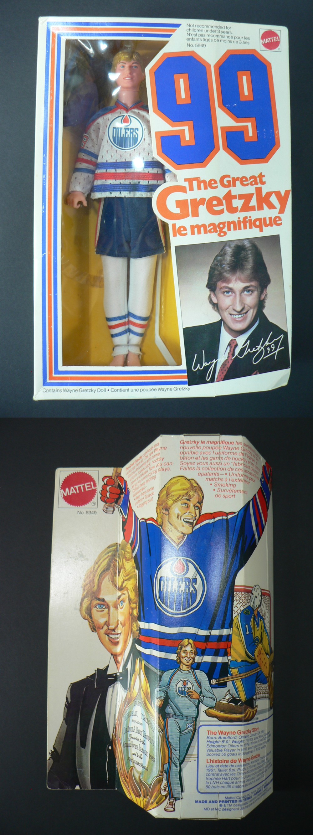 1980'S MATTEL WAYNE GRETZKY DOLL & BOX photo 1980'S MATTEL WAYNE GRETZKY DOLL & BOX photo