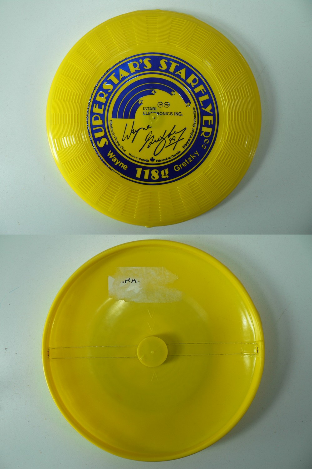 1983 WAYNE GRETZKY SUPERSTARS STARFLYER FRISBEE photo 1983 WAYNE GRETZKY SUPERSTARS STARFLYER FRISBEE photo
