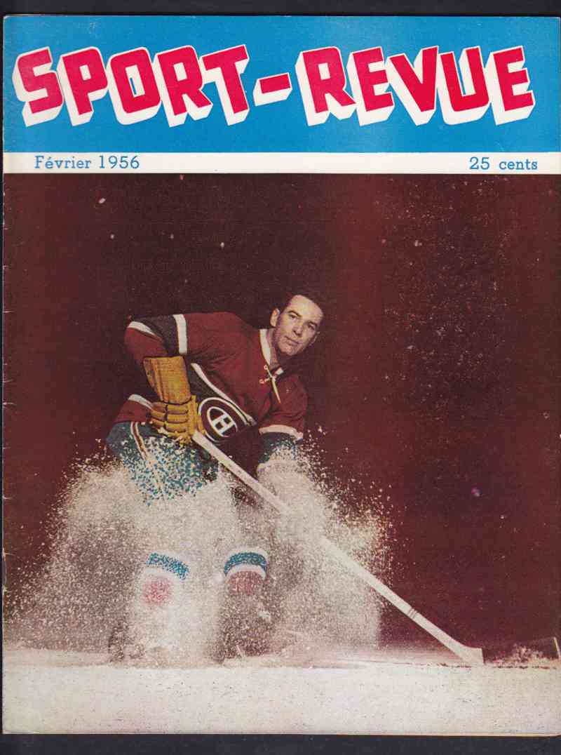 1956 LES SPORTS FULL MAGAZINE B.OLMSTEAD ON COVER photo 1956 LES SPORTS FULL MAGAZINE B.OLMSTEAD ON COVER photo
