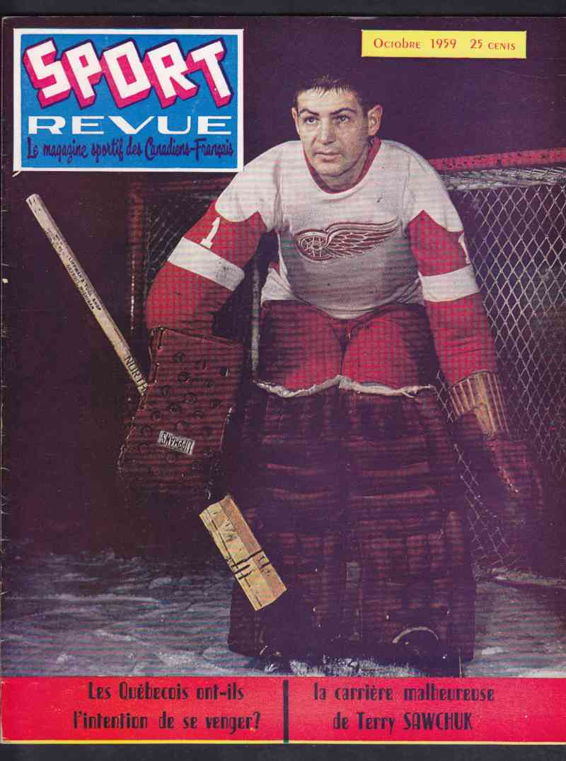 1959 LES SPORTS FULL MAGAZINE T.SAWCHUK ON COVER photo 1959 LES SPORTS FULL MAGAZINE T.SAWCHUK ON COVER photo