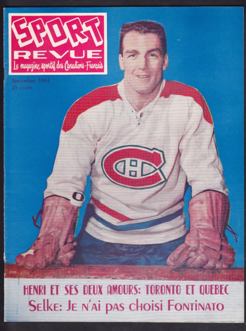 1961 LES SPORTS FULL MAGAZINE H.RICHARD ON COVER photo 1961 LES SPORTS FULL MAGAZINE H.RICHARD ON COVER photo