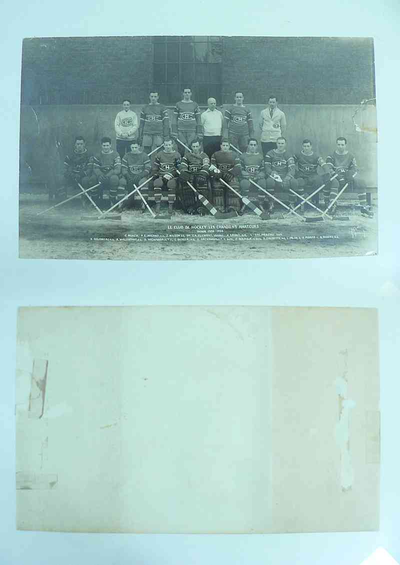 1933-34 MONTREAL CANADIENS RICE PANORAMIC TEAM PHOTO photo 1933-34 MONTREAL CANADIENS RICE PANORAMIC TEAM PHOTO photo