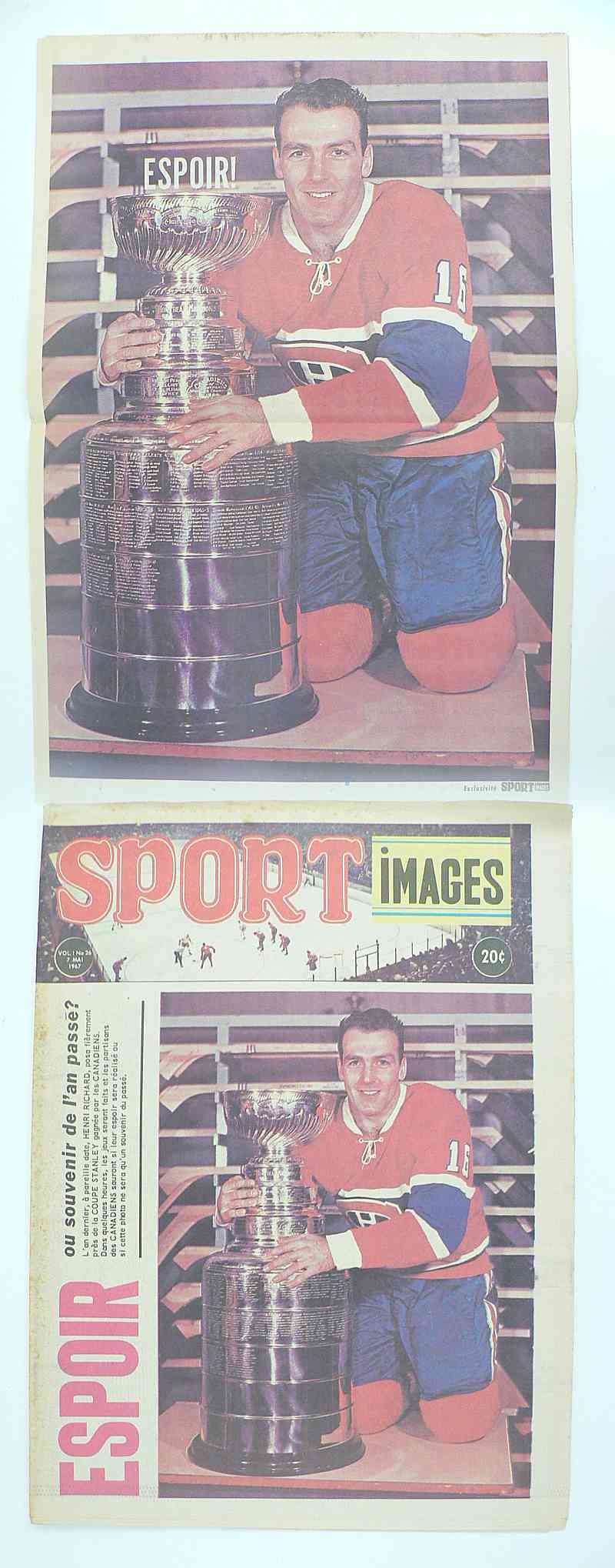1967 SPORT IMAGES FULL MAGAZINE H.RICHARD POSTER photo 1967 SPORT IMAGES FULL MAGAZINE H.RICHARD POSTER photo