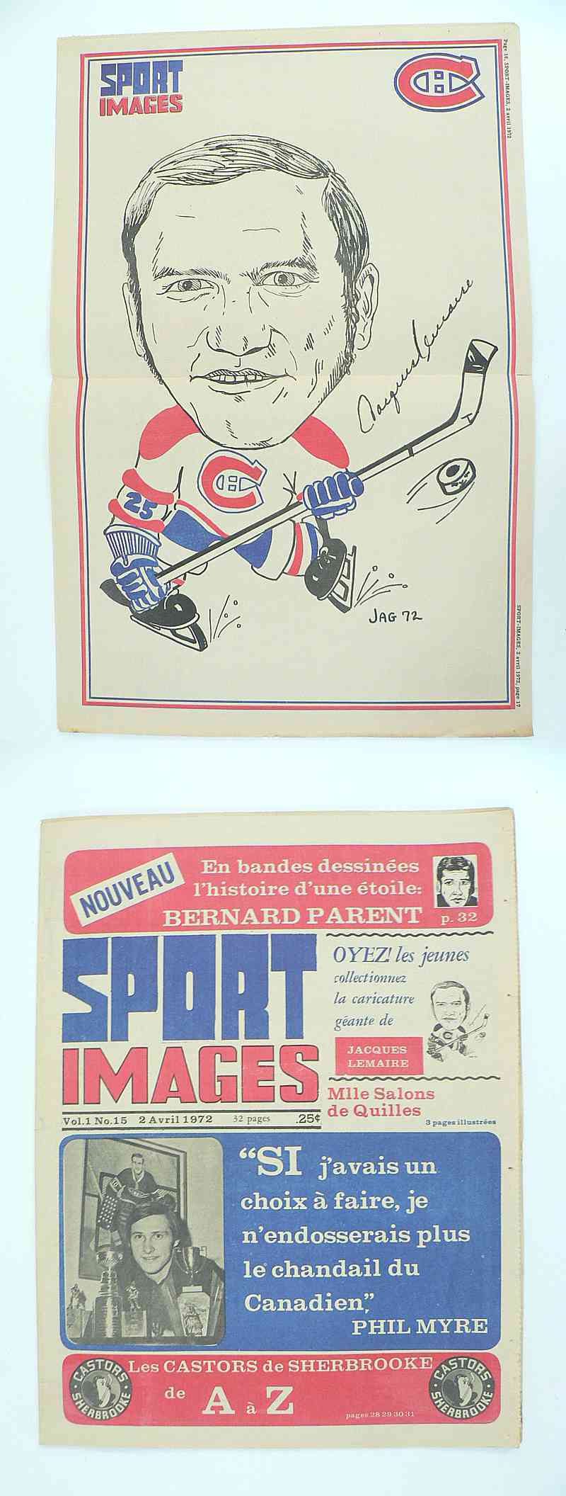 1972 SPORT IMAGES FULL MAGAZINE J.LEMAIRE POSTER photo 1972 SPORT IMAGES FULL MAGAZINE J.LEMAIRE POSTER photo