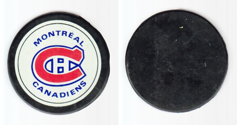 1980-87 NHL VICEROY MONTREAL CANADIENS PUCK photo 1980-87 NHL VICEROY MONTREAL CANADIENS PUCK photo
