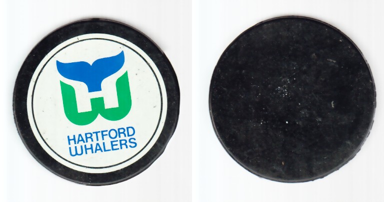 1980-87 NHL VICEROY HARTFORD WHALERS PUCK photo 1980-87 NHL VICEROY HARTFORD WHALERS PUCK photo