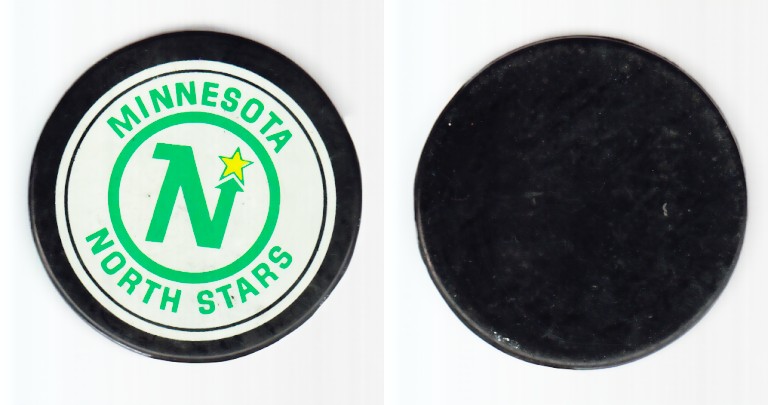 1980-87 NHL VICEROY MINNESOTA NORTH STARS PUCK photo 1980-87 NHL VICEROY MINNESOTA NORTH STARS PUCK photo