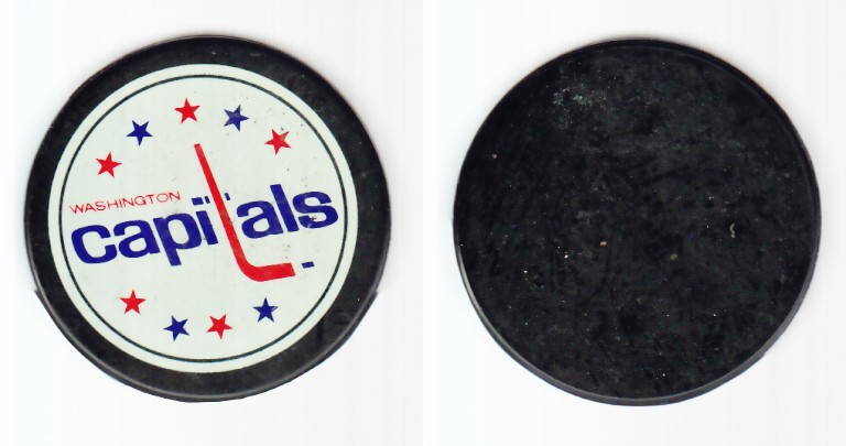 1980-87 NHL VICEROY WASHINTON CAPITALS PUCK photo 1980-87 NHL VICEROY WASHINTON CAPITALS PUCK photo