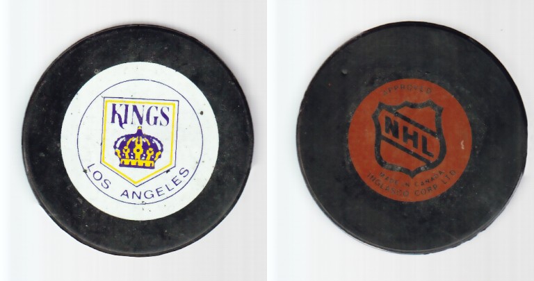 1980-85 NHL VICEROY LOS ANGELES KINGS GAME PUCK photo 1980-85 NHL VICEROY LOS ANGELES KINGS GAME PUCK photo