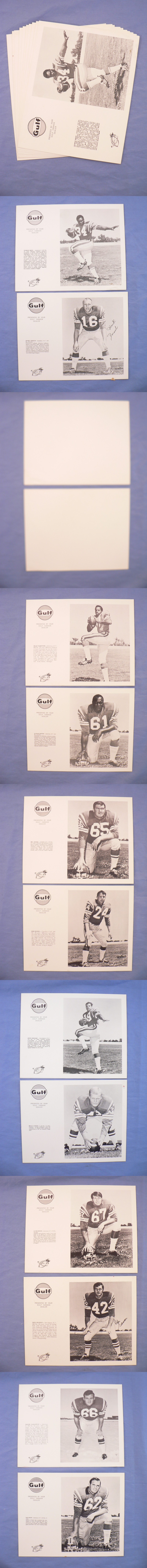 1960'S CFL GULF SASKATCHEWAN ROUGHRIDERS FULL TEAM SET PHOTO 12/12 photo 1960'S CFL GULF SASKATCHEWAN ROUGHRIDERS FULL TEAM SET PHOTO 12/12 photo