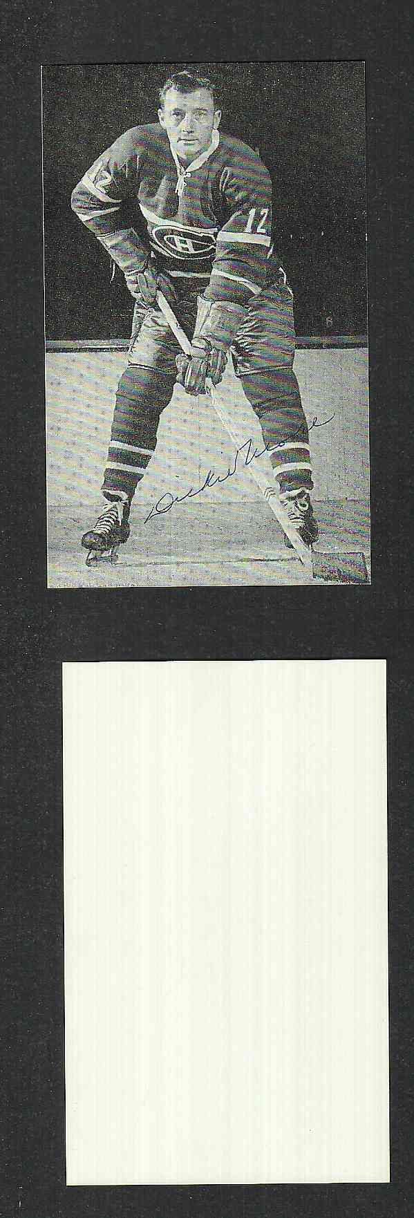 1950'S MONTREAL CANADIENS D. MOORE AUTOGRAPHED POST CARD photo 1950'S MONTREAL CANADIENS D. MOORE AUTOGRAPHED POST CARD photo