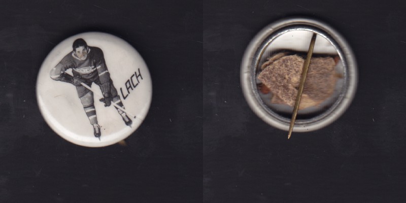 1948 KELLOGG'S PEP CEREAL MONTREAL CANADIENS E.LACH PINBACK BUTTON photo 1948 KELLOGG'S PEP CEREAL MONTREAL CANADIENS E.LACH PINBACK BUTTON photo