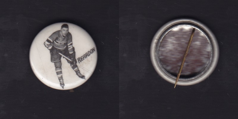 1948 KELLOGG'S PEP CEREAL MONTREAL CANADIENS K.REARDON PINBACK BUTTON photo 1948 KELLOGG'S PEP CEREAL MONTREAL CANADIENS K.REARDON PINBACK BUTTON photo