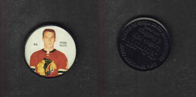 1960-61 SHIRRIFF HOCKEY COIN #66 P. PILOTE photo 1960-61 SHIRRIFF HOCKEY COIN #66 P. PILOTE photo