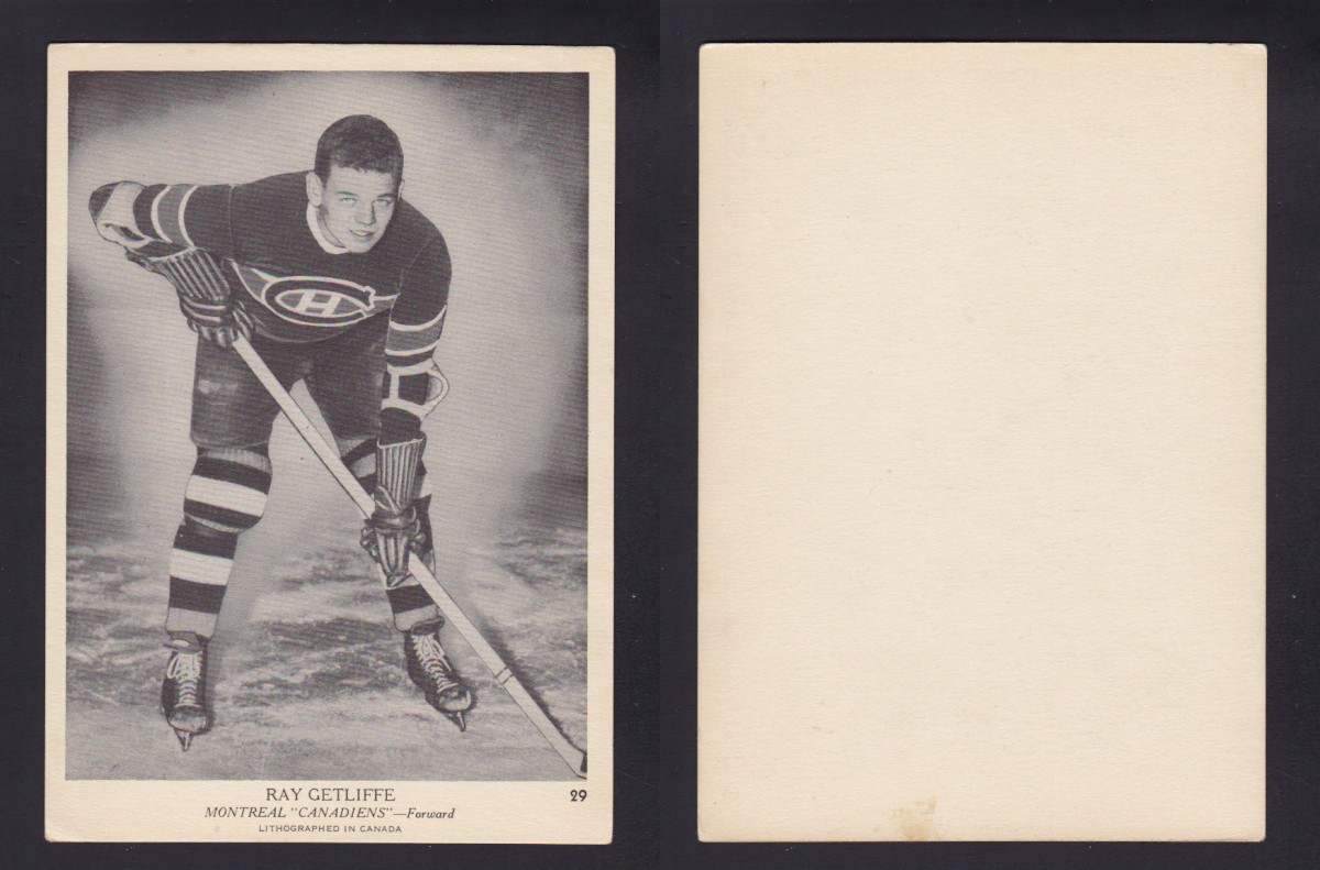 1939-40 O-PEE-CHEE HOCKEY CARD R. GETLIFFE photo 1939-40 O-PEE-CHEE HOCKEY CARD R. GETLIFFE photo
