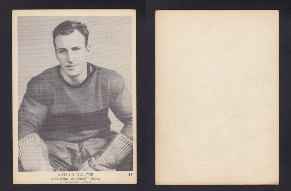 1939-40 O-PEE-CHEE HOCKEY CARD A. COULTER photo 1939-40 O-PEE-CHEE HOCKEY CARD A. COULTER photo