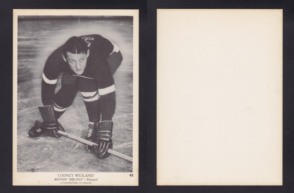 1939-40 O-PEE-CHEE HOCKEY CARD C. WEILAND photo 1939-40 O-PEE-CHEE HOCKEY CARD C. WEILAND photo