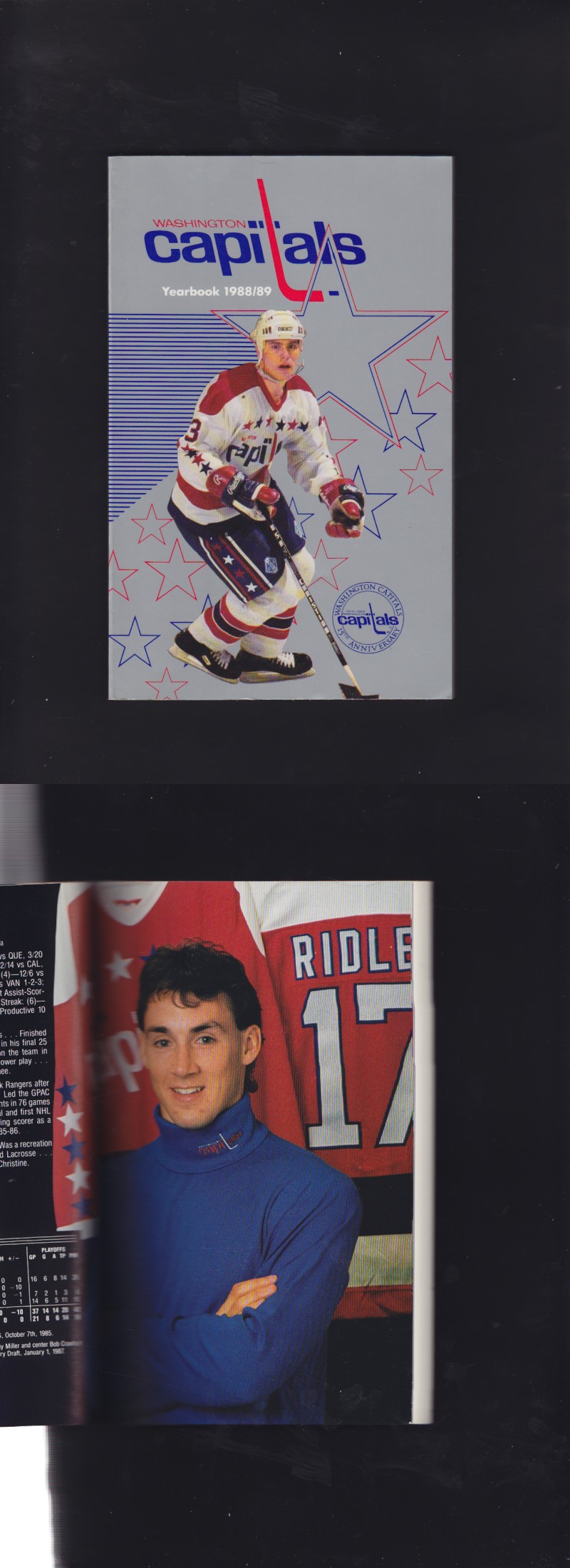 1988-89 WASHINGTON CAPITALS YEARBOOK photo 1988-89 WASHINGTON CAPITALS YEARBOOK photo