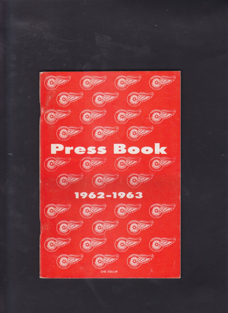 1962-63 DETROIT RED WINGS YEARBOOK photo