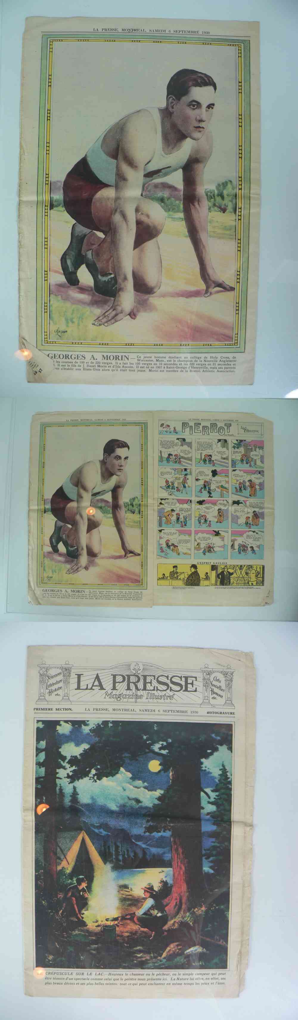 1930 LAPRESSE FULL NEWSPAPER INSIDE PHOTO G. A MORIN photo 1930 LAPRESSE FULL NEWSPAPER INSIDE PHOTO G. A MORIN photo