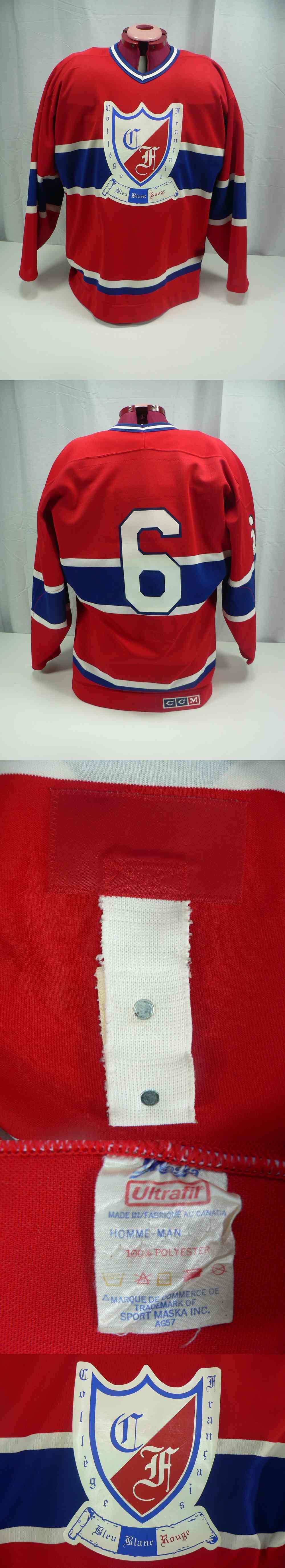 1980'S VERDUN COLLEGE FRANCAIS GAME JERSEY photo 1980'S VERDUN COLLEGE FRANCAIS GAME JERSEY photo