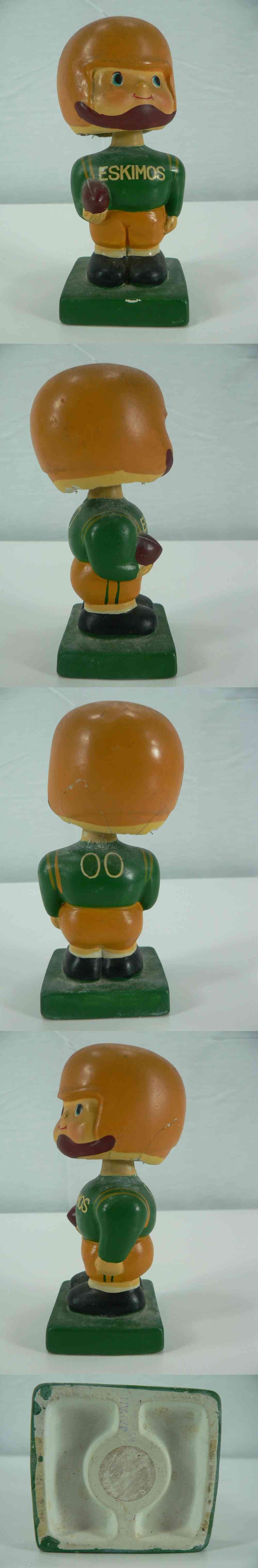 1961-65 CFL EDMONTON ESKIMOS BOBBING HEAD DOLL photo 1961-65 CFL EDMONTON ESKIMOS BOBBING HEAD DOLL photo