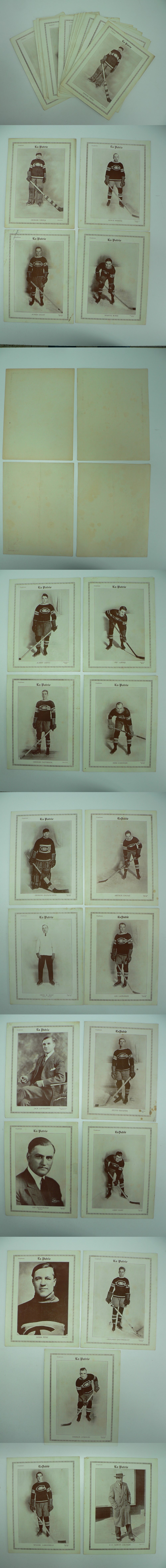 1927-28 LA PATRIE MONTREAL CANADIENS PHOTO FULL SET 21/21 photo