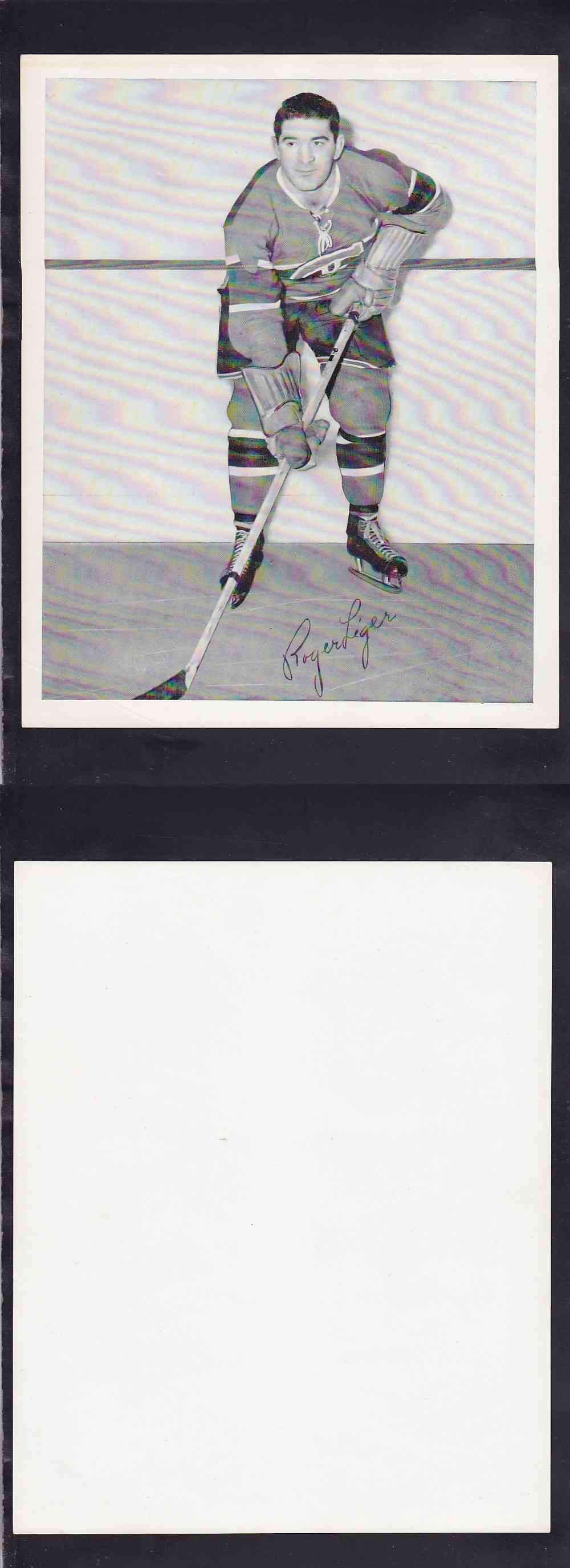 1945-54 QUAKER OATS PHOTO R. LEGER photo 1945-54 QUAKER OATS PHOTO R. LEGER photo