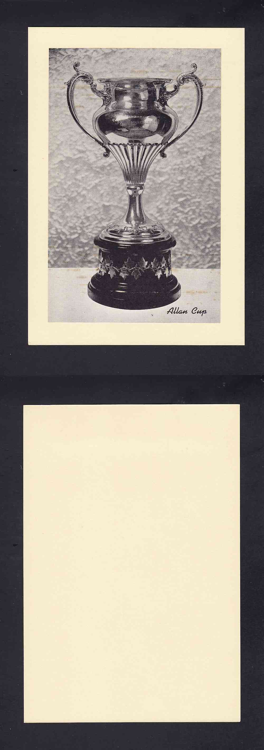 1934-43 BEEHIVE PHOTO GR.1 ALLAN CUP photo