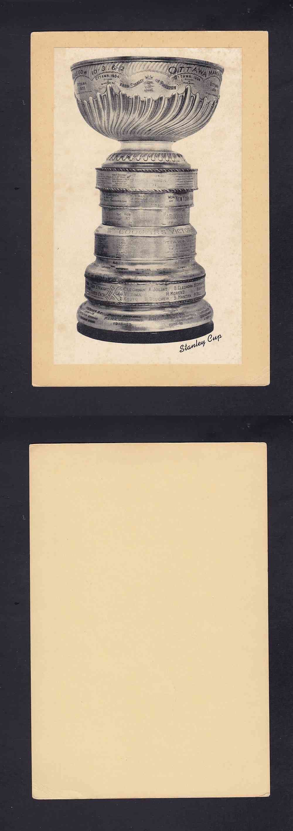 1934-43 BEEHIVE PHOTO GR.1 STANLEY CUP DIAGONAL SCRIPT photo 1934-43 BEEHIVE PHOTO GR.1 STANLEY CUP DIAGONAL SCRIPT photo