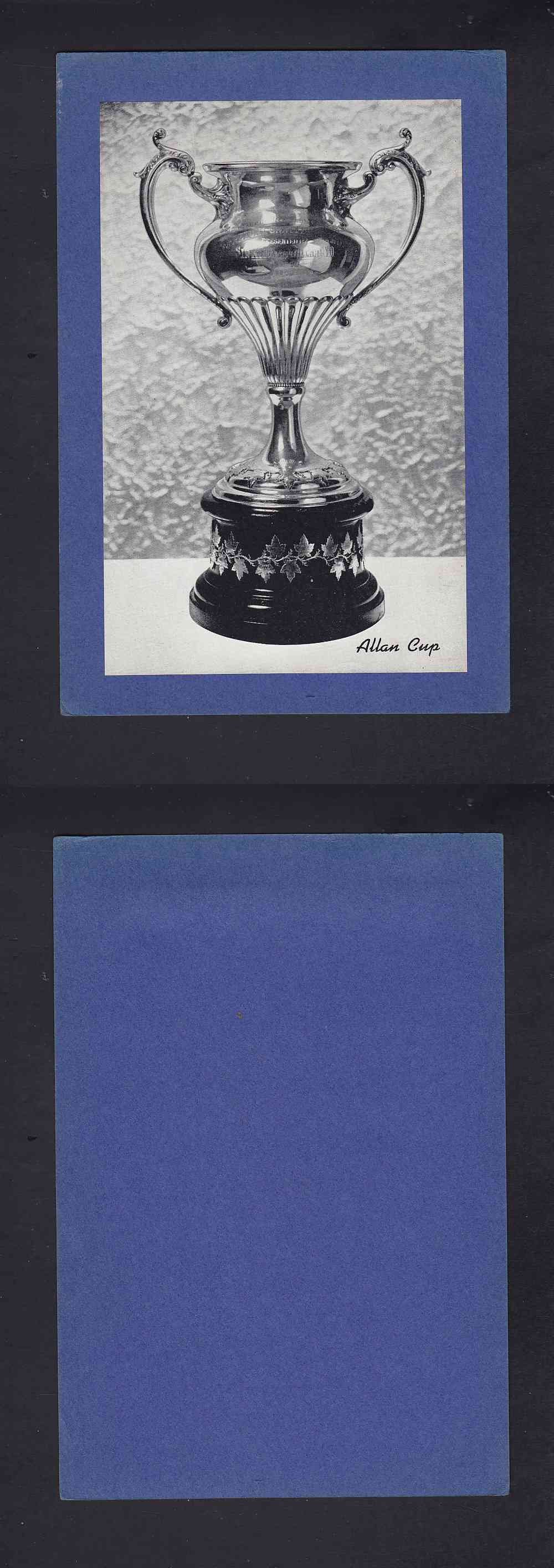 1934-43 BEEHIVE PHOTO GR.1 ALLAN CUP photo 1934-43 BEEHIVE PHOTO GR.1 ALLAN CUP photo