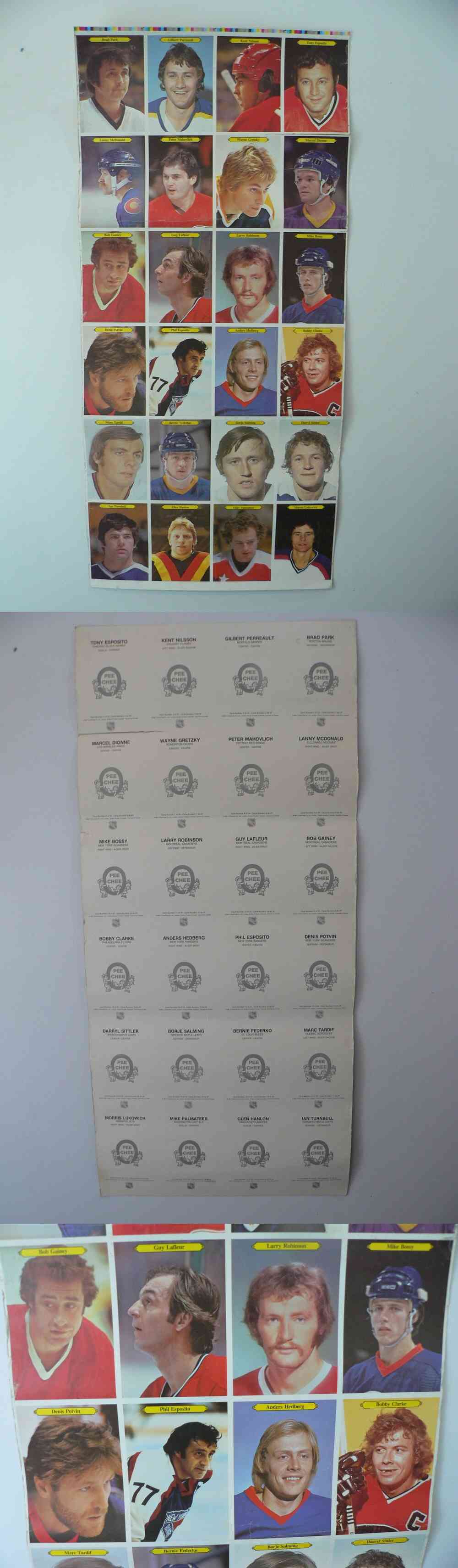 1980-81 O-PEE-CHEE SUPER PHOTO FULL SET UNCUT SHEET photo 1980-81 O-PEE-CHEE SUPER PHOTO FULL SET UNCUT SHEET photo