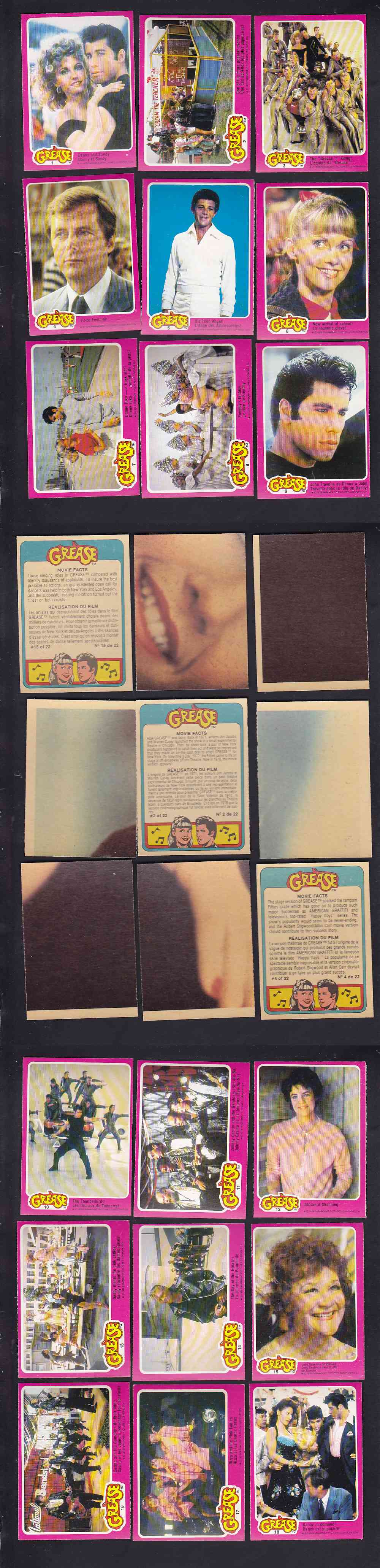 1976 O-PEE-CHEE GREASE CARD FULL SET 66/66 photo 1976 O-PEE-CHEE GREASE CARD FULL SET 66/66 photo
