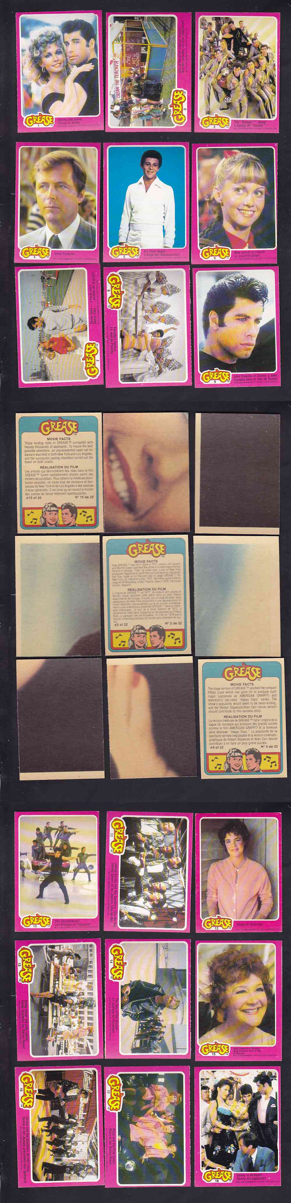 1976 O-PEE-CHEE GREASE CARD FULL SET 66/66 photo 1976 O-PEE-CHEE GREASE CARD FULL SET 66/66 photo