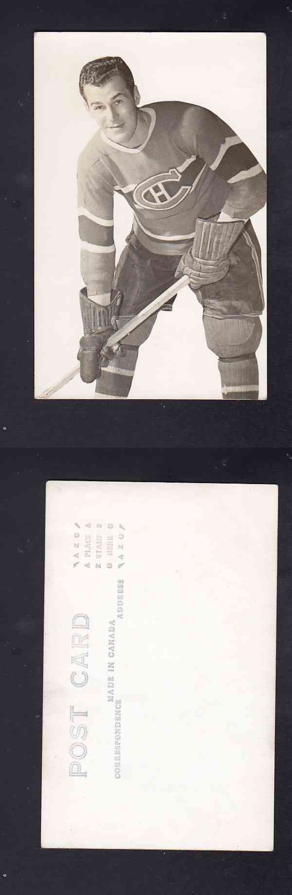 1940'S MONTREAL CANADIENS POST CARD B. BOUCHARD photo 1940'S MONTREAL CANADIENS POST CARD B. BOUCHARD photo
