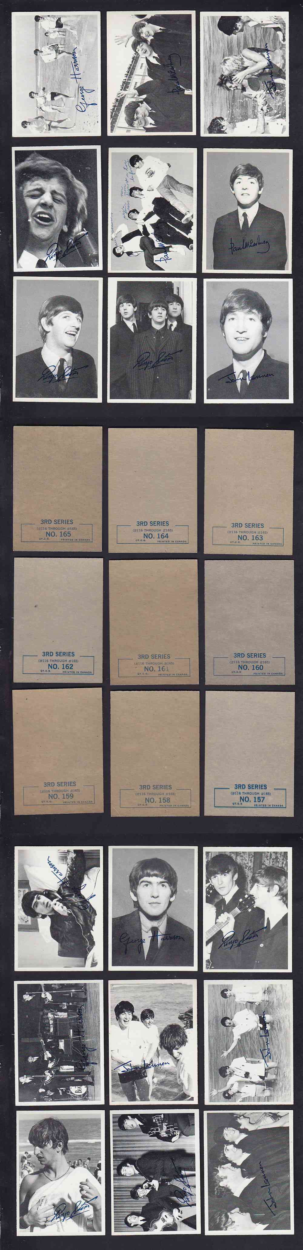 1964 TOPPS CANADA BEATLES CARD SER.3 FULL SET 48/48 photo 1964 TOPPS CANADA BEATLES CARD SER.3 FULL SET 48/48 photo