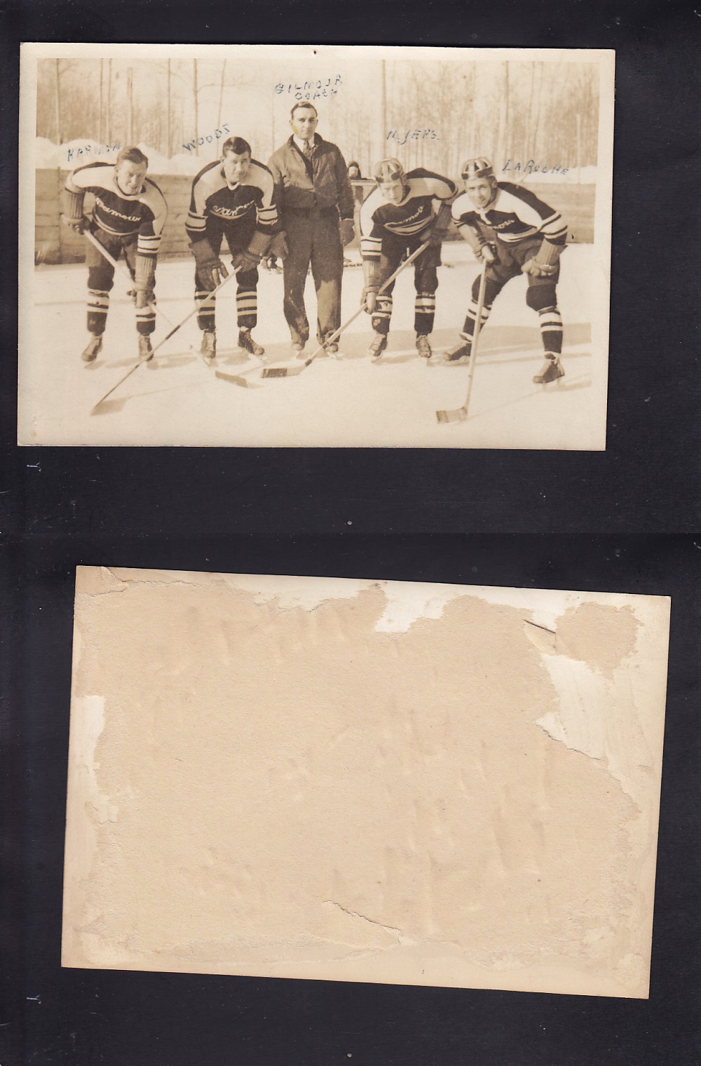 1930'S ORIGINAL HOCKEY PHOTO photo 1930'S ORIGINAL HOCKEY PHOTO photo