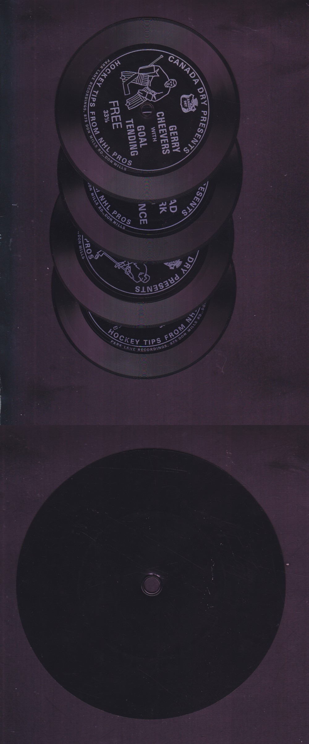 1970-71 CANADA DRY HOCKEY TIPS RECORDS FULL SET 4/4 photo 1970-71 CANADA DRY HOCKEY TIPS RECORDS FULL SET 4/4 photo