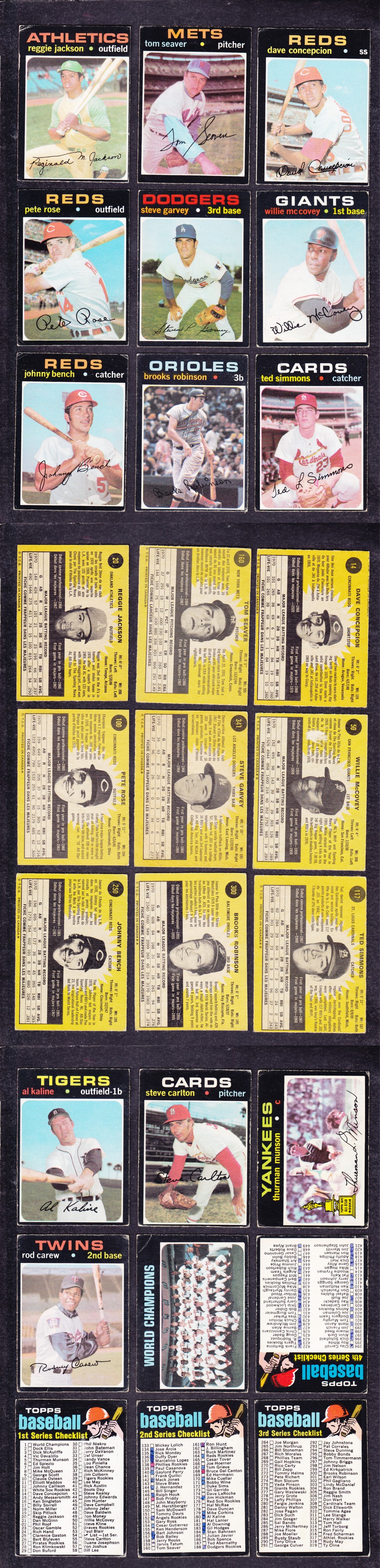 1971 O-PEE-CHEE BASEBALL CARD SER.1 FULL SET 393/393 photo 1971 O-PEE-CHEE BASEBALL CARD SER.1 FULL SET 393/393 photo