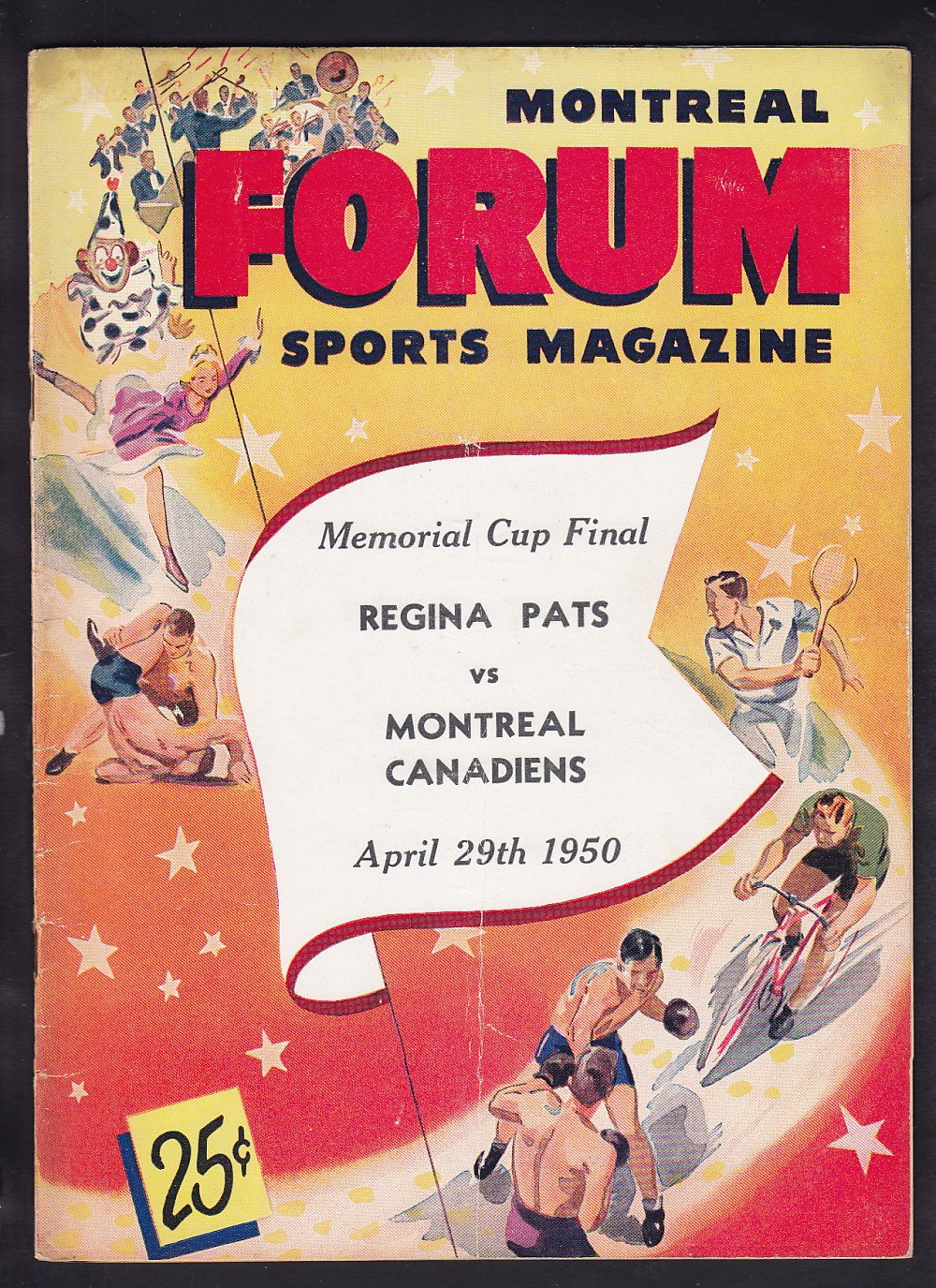 1950 MONTREAL CANADIENS VS REGINA PATS MEMORIAL CUP FINAL PROGRAM photo 1950 MONTREAL CANADIENS VS REGINA PATS MEMORIAL CUP FINAL PROGRAM photo