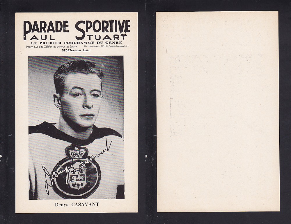 1943-47 PARADE SPORTIVE D. CASAVANT photo
