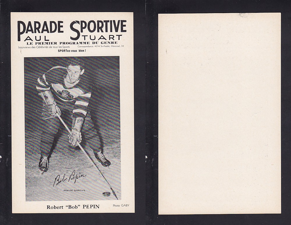 1943-47 PARADE SPORTIVE B. PEPIN photo