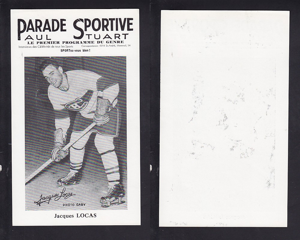 1943-47 PARADE SPORTIVE J. LOCAS photo 1943-47 PARADE SPORTIVE J. LOCAS photo