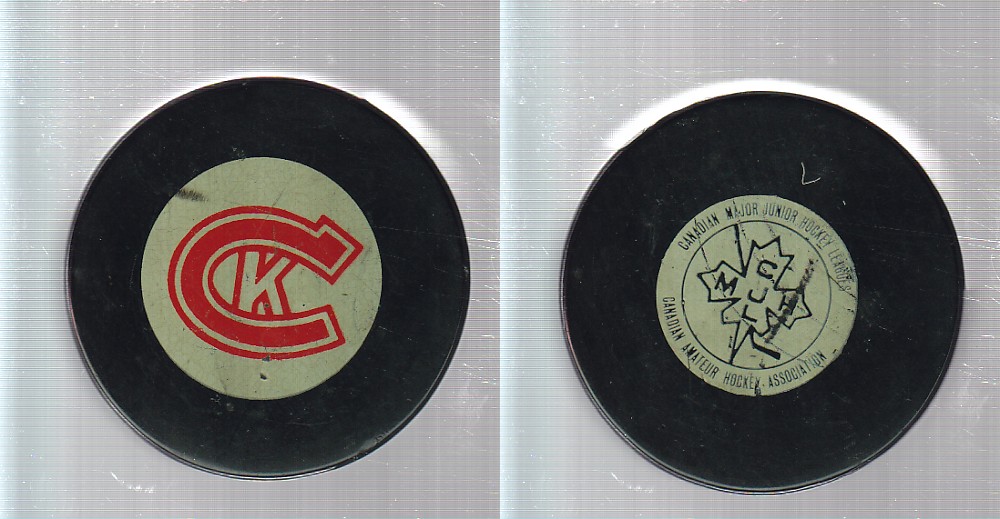 1972-74 VICEROY V2 KINGSTON CANADIENS GAME PUCK photo 1972-74 VICEROY V2 KINGSTON CANADIENS GAME PUCK photo